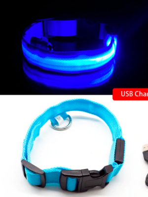 Collar para mascota con luz LED
